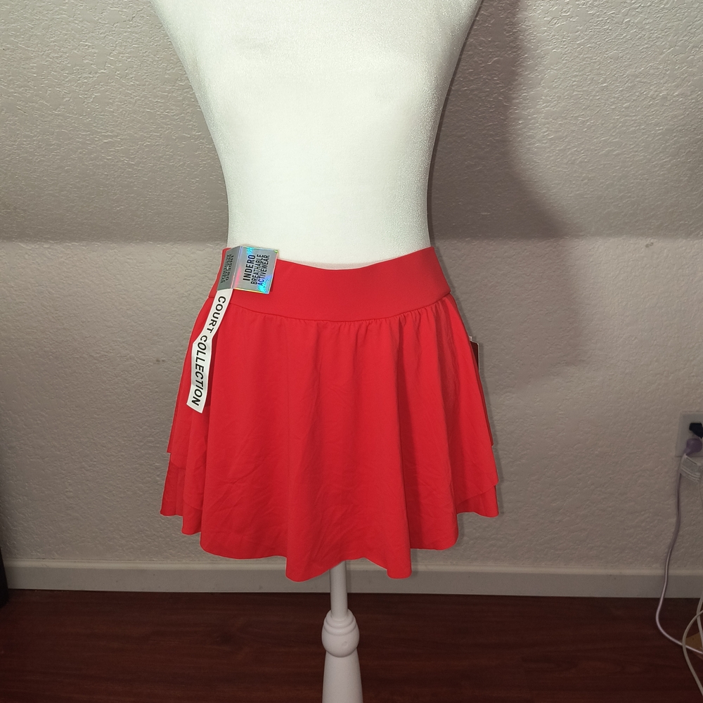 Red Tennis Skirt